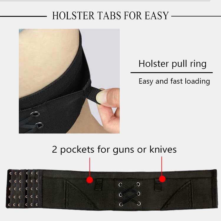 Women Invisible Thigh Holster – Drop Leg Holster with Magazine Pouches