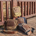 Retro Casual Shoulder Bag: Classic and Creative Design in High Quality Canvas