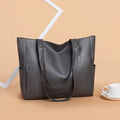 Solid color simple Large Capacity Tote Bag