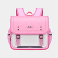 Reflective Girls & Boys School Backpack – Waterproof Faux Leather Kids Bookbag