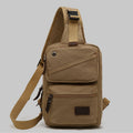 Men's retro canvas crossbody sling bag