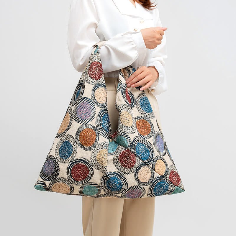 Triangle Underarm Bag for Women - Classic Canvas Shoulder Bag