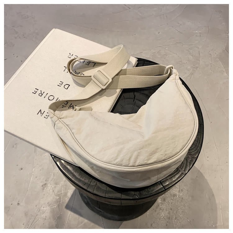 Nylon Dumpling Crossbody Bag for Women – Stylish Shopping Shoulder Bag