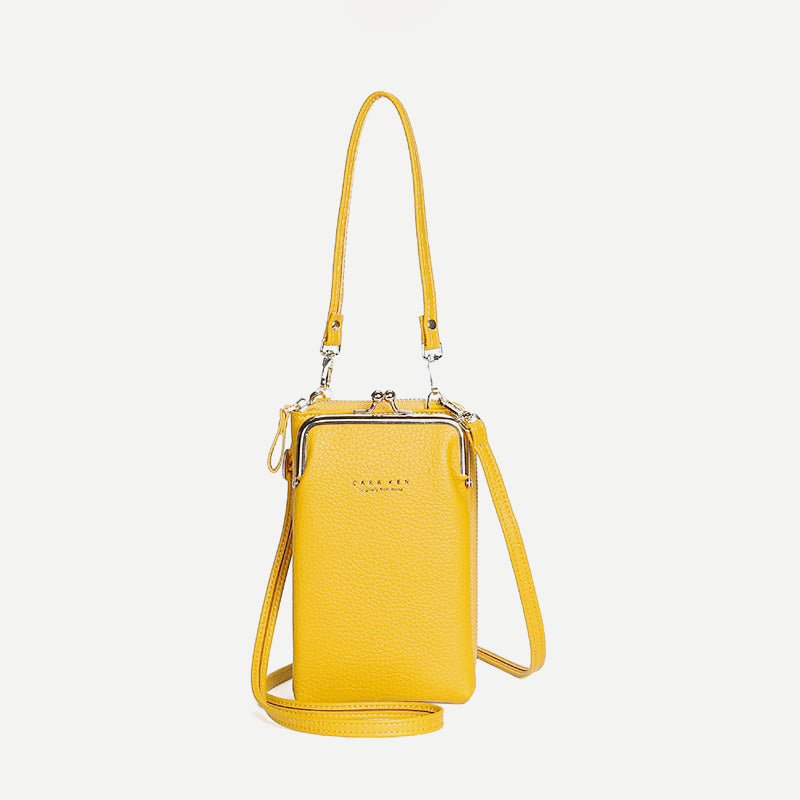 Women's Vegan Leather Crossbody Phone Purse with Card Slot | Stylish Shoulder Bag