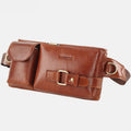 Vintage Multi - Carry Genuine Leather Sling Bag – Versatile Crossbody, Waist, and Sling Bag for Men and Women