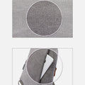 Canvas Sling Bag Crossbody Backpack – Casual Rucksack with USB Charging Port