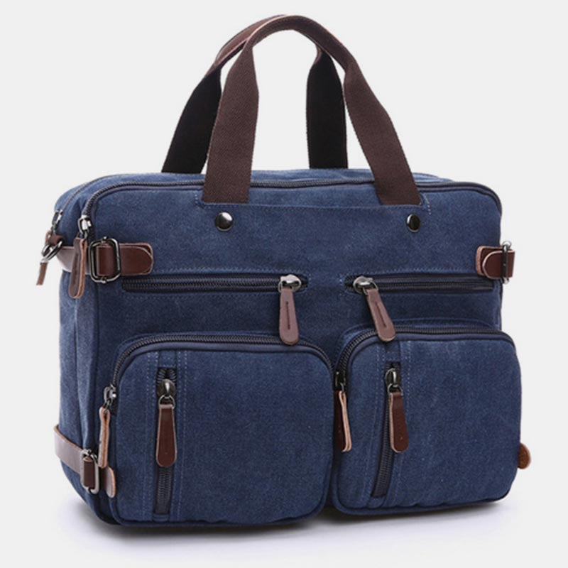 3 Way - Use Large Capacity British Style Briefcase – Versatile Elegance for Work and Travel