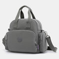 Women's 3-way nylon backpack with USB charging port