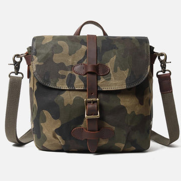 Camouflage crossbody messenger bag