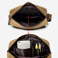 Retro Canvas Messenger Bag for Men – Crossbody Shoulder Bag for Business & Travel