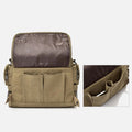 Messenger Bag for Men – Casual Canvas Multi - Pocket Crossbody Bag with Adjustable Strap