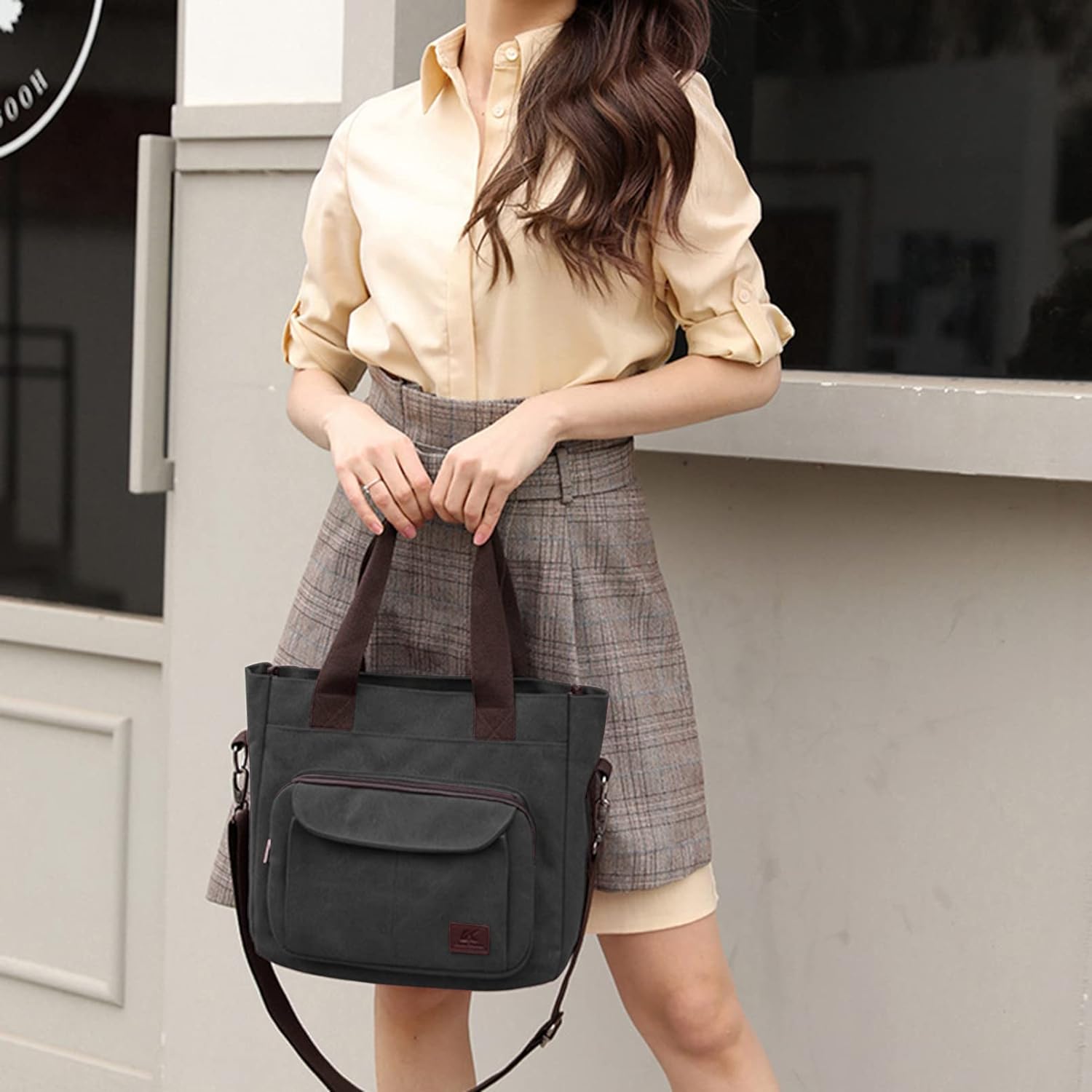 Versatile Women's Canvas Bag: A Stylish Small Bag for Work and Beyond