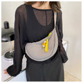 Nylon Dumpling Crossbody Bag for Women – Stylish Shopping Shoulder Bag