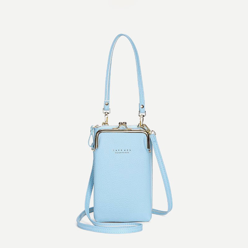Women's Vegan Leather Crossbody Phone Purse with Card Slot | Stylish Shoulder Bag