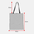 Unisex Cute Pets Print Tote Bag – Reusable Shopping Shoulder Bag for Daily Use