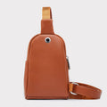 Lightweight Casual Sling Bag for Women – PU Leather Small Crossbody Backpack