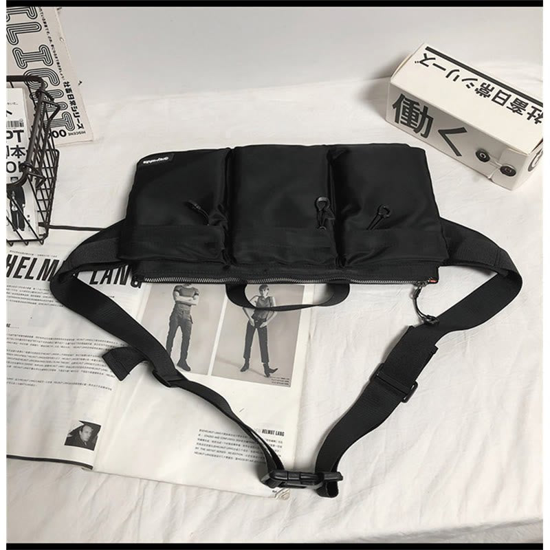 Men’s Sports Waist Bag – Large Capacity Leisure Crossbody Bag