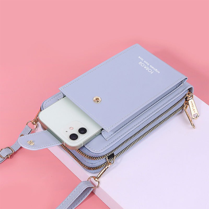 Crossbody Cell Phone Purse for Women Mini Messenger Shoulder Bag