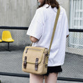 Retro Canvas Messenger Bag for Men – Crossbody Shoulder Bag for Business & Travel