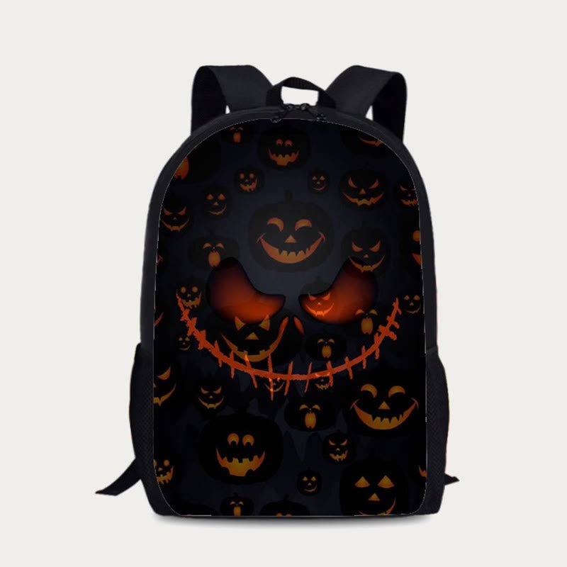 Backpack for Halloween Party – Pumpkin Pattern Nylon Festival Daypack
