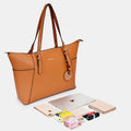 Women’s Large Capacity Tote Handbag – Stylish PU Leather Shoulder Bag