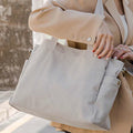 Ampia Borsa di Tela Unisex per Tutti i Giorni
