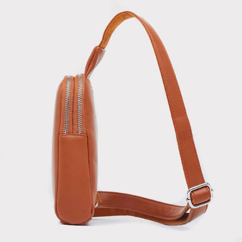 Lightweight Casual Sling Bag for Women – PU Leather Small Crossbody Backpack