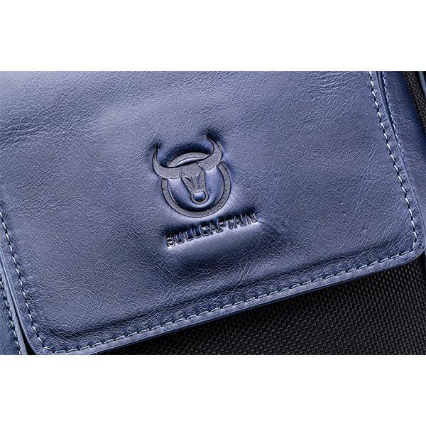 Genuine Leather Business Crossbody Bag for Work, Travel & Daily Use