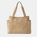 Large Capacity Canvas Shoulder Tote Bag – Multi - Pocket Handbag for Shopping, Travel & Everyday Use
