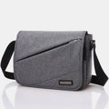 Waterproof Men’s Canvas Messenger Bag - Small Laptop Crossbody Bag