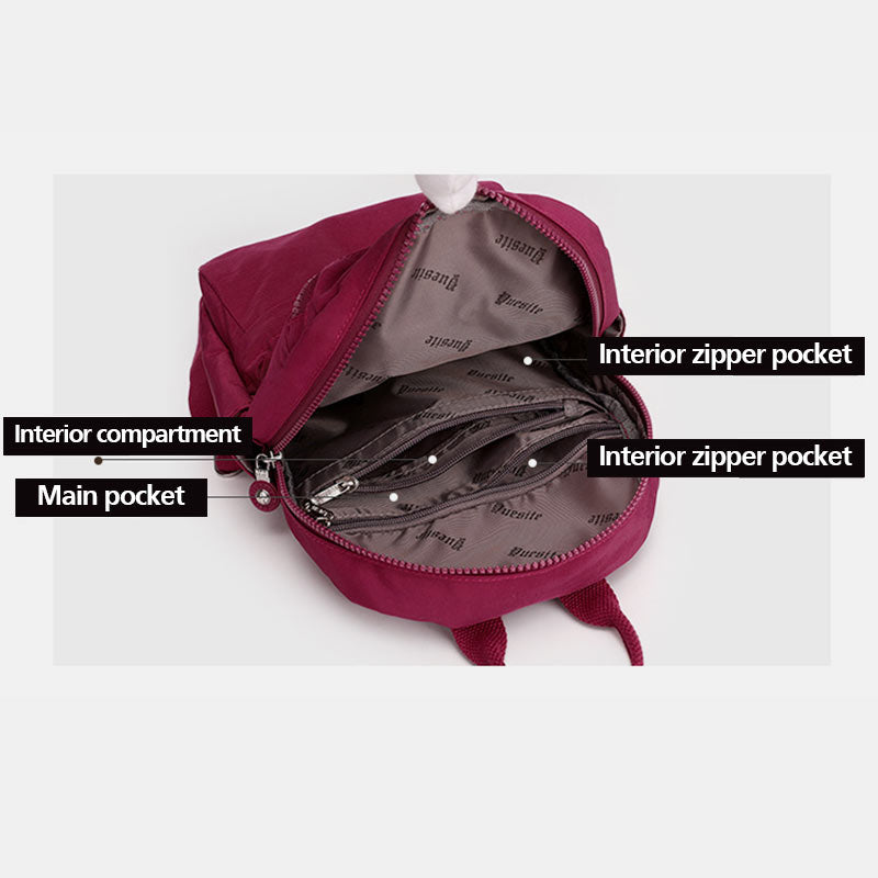 Women's waterproof casual sling backpack