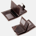 RFID Large Capacity Genuine Leather Multi - Card Wallet – Secure, Stylish, and Practical