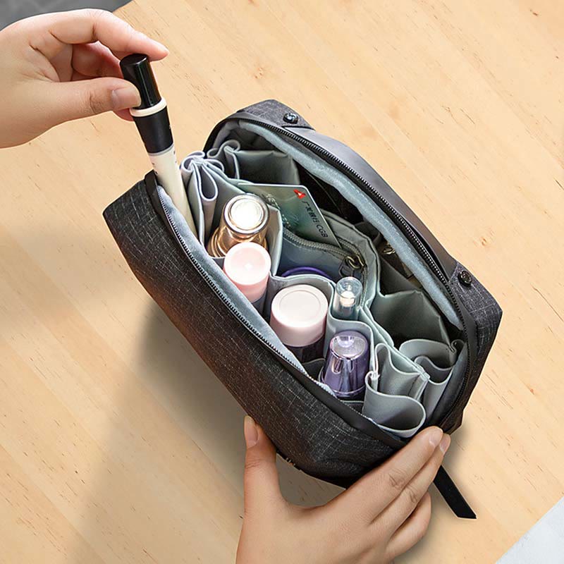 Women's travel makeup and toiletry organizer bag