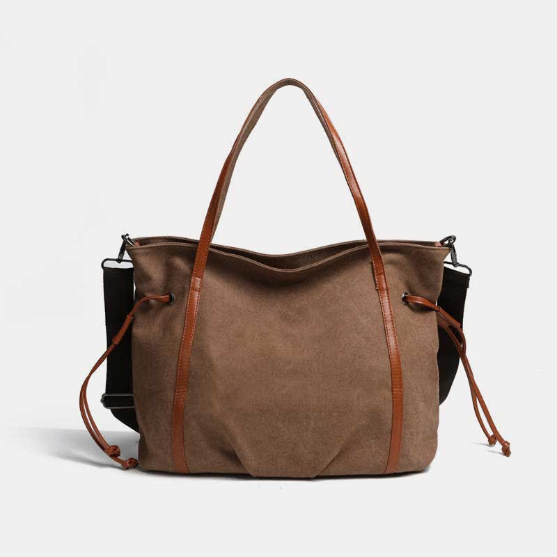 Women's vintage canvas hobo shoulder bag