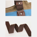 Multifunction Color Block Canvas Tote Bag | Hobo Shoulder Bag & Crossbody Purse