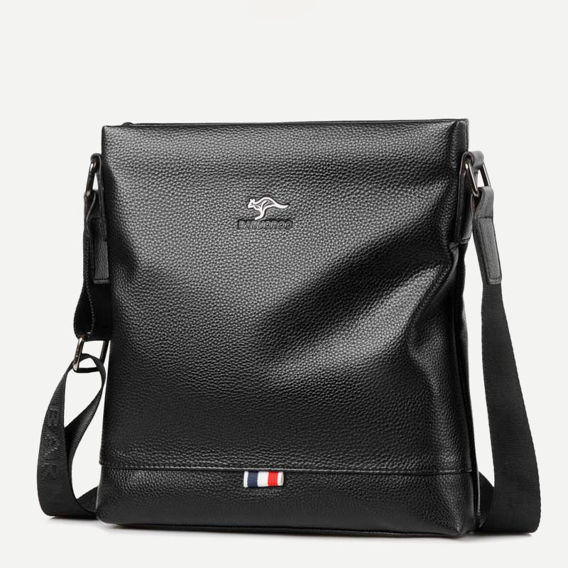 Men's Messenger Bag – Soft PU Leather Crossbody Sling Pack for Travel, Business & Daily Use