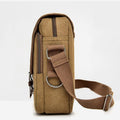 Retro Canvas Messenger Bag for Men – Crossbody Shoulder Bag for Business & Travel