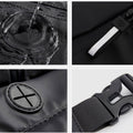 Waterproof Waist Bag for Men & Women – Large Chest Sling Bag with Adjustable Strap