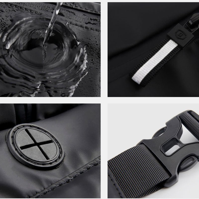 Waterproof Waist Bag for Men & Women – Large Chest Sling Bag with Adjustable Strap