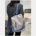 Women’s Leather Convertible Backpack Purse – Anti - Theft Travel Daypack & Shoulder Bag