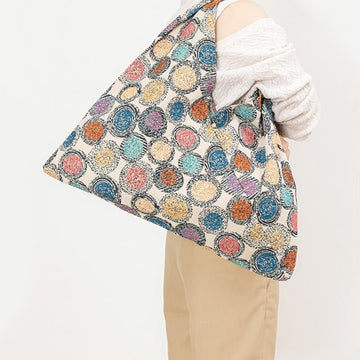 Triangle underarm canvas shoulder bag for women