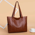 Solid color simple Large Capacity Tote Bag
