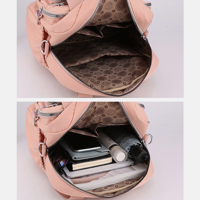 Multifunctional Lightweight Embossing Handbag – Crossbody & Backpack