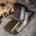 RFID Antimagnetic Vintage Genuine Leather Wallet