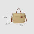 Simple Tote Bag for Women – Daily Portable Canvas Crossbody Bag