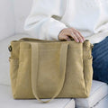 Ampia Borsa di Tela Unisex per Tutti i Giorni