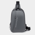 Waterproof Sling Bag for Men – Multi - Functional Chest Bag with USB Charging Port for Hiking, Cycling, and Travel