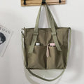 Women's waterproof canvas large tote bag
