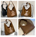 Simple leather tote bag👜