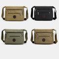Vintage Canvas Messenger Bag – Large Capacity Shoulder Bag for Daily Use